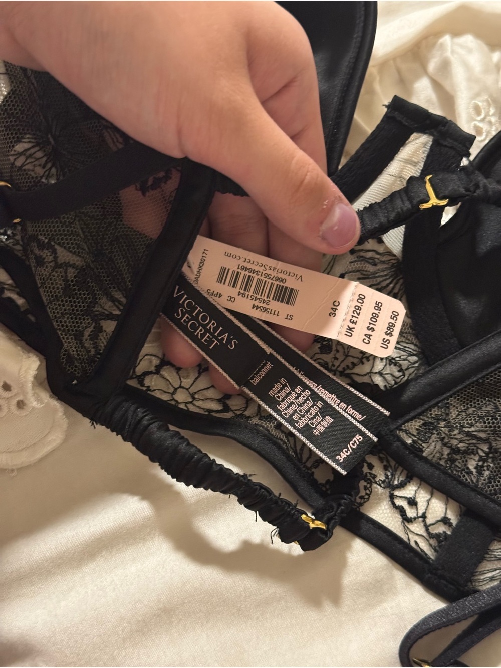 NWT Victoria’s Secret Corset Lace Push Up Bra - Picture 3 of 4